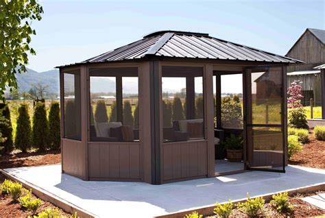 screen gazebos for patios backyard